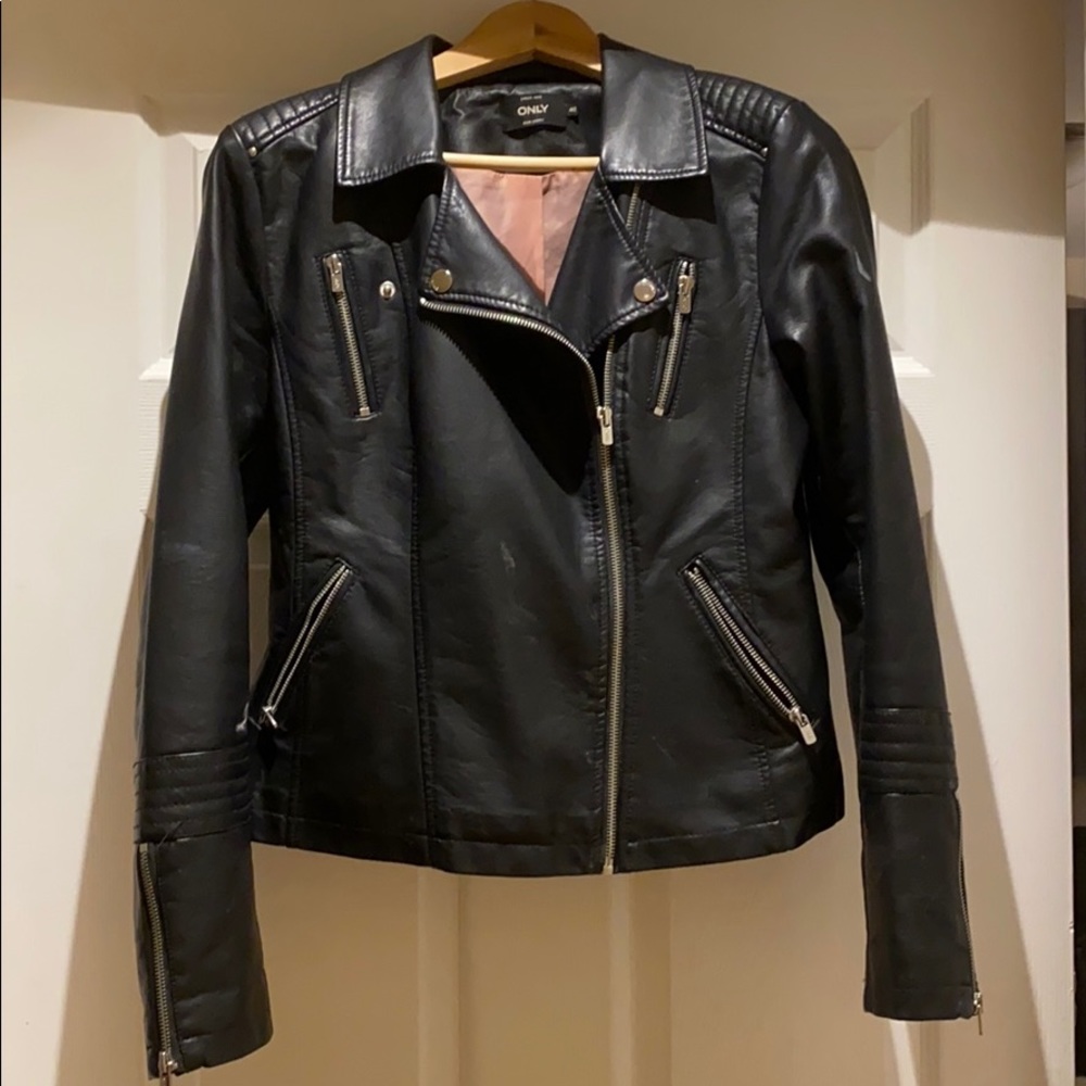 ASOS Only Brand Faux Leather Jacket - Picture 1 of 6